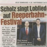 Scholz singt Loblied auf Reeperbahn Festival